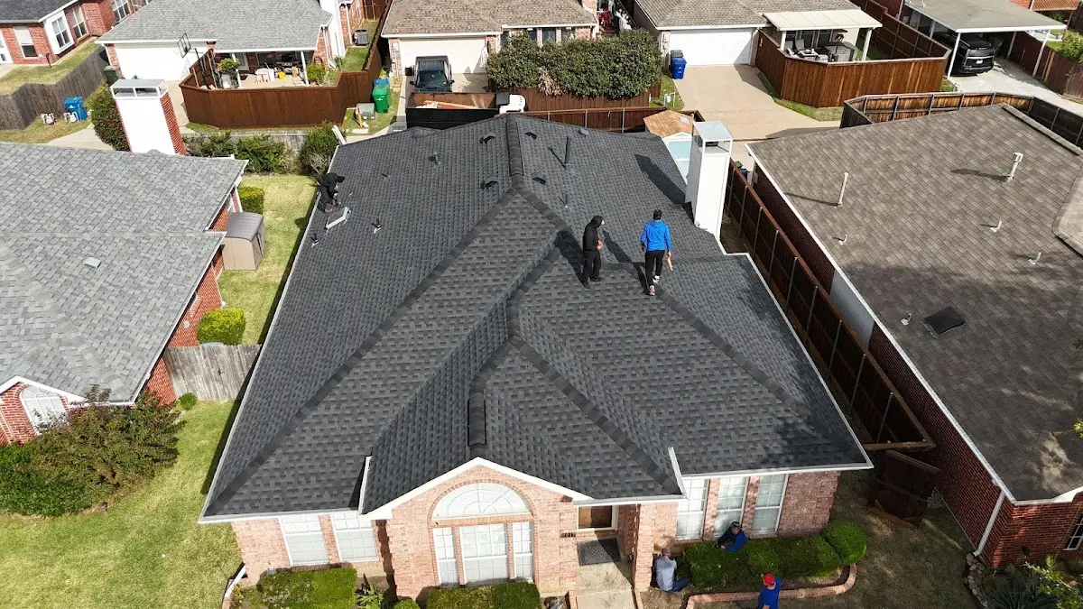 Slate & Tile Roof Repair work in progress on a Socastee property